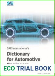 SAE International|s Dictionary for Automotive Engineers