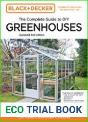 Black and Decker The Complete Guide to DIY Greenhouses, 3rd Edition