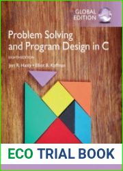 Problem Solving and Program Design in C, Global Edition