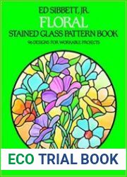 Floral Stained Glass Pattern Book