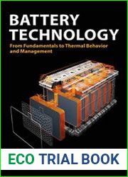 Battery Technology From Fundamentals to Thermal Behavior and Management