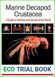 Marine Decapod Crustacea A Guide to Families and Genera of the World