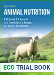 Animal Nutrition, 8th edition
