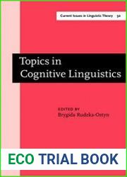 Topics in Cognitive Linguistics