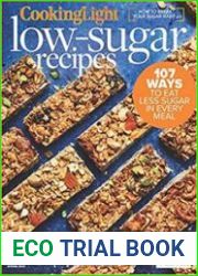 Cooking Light Low-Sugar Recipes
