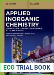 Applied Inorganic Chemistry From Construction Materials to Technical Gases, Volume 1