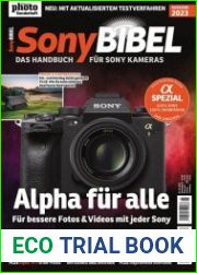 Digital Photo Sonderheft - SonyBibel 2023