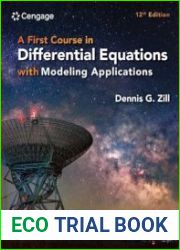 A First Course in Differential Equations with Modeling Applications, 12th Edition
