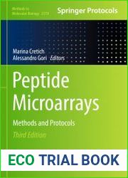 Peptide Microarrays Methods and Protocols, 3nd Edition