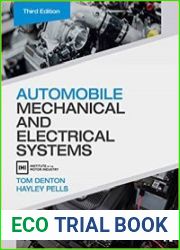 Automobile Mechanical and Electrical Systems, 3rd Edition