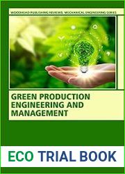 Green Production Engineering and Management