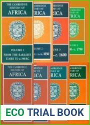 The Cambridge History of Africa Vols. I-VIII