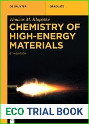 Chemistry of High-Energy Materials, 6th Edition