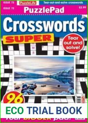 PuzzleLife PuzzlePad Crosswords Super - Issue 72, November 2023