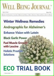 Well Being Journal - Vol. 33 No. 01, Winter 2024