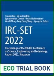 IRC-SET 2022: Proceedings of the 8th IRC Conference on Science, Engineering and Technology, August 2022, Singapore
