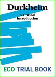 Durkheim: A Critical Introduction