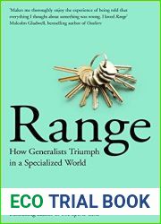 Range: How Generalists Triumph in a Specialized World