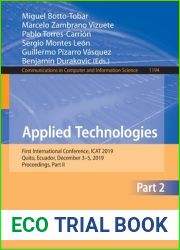 Applied Technologies: First International Conference, ICAT 2019, Quito, Ecuador, December 3-5, 2019, Proceedings, Part II (Communications in Computer and Information Science, 1194)