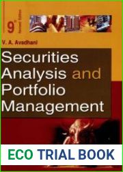 Securlties Analysis and Portfolio Management