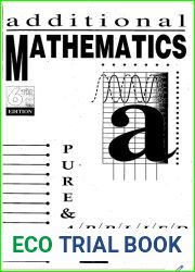 Additional Mathematics: Pure and applied mathematics