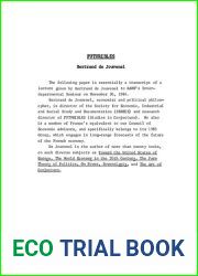 Futuribles. Studies in conjecture. I