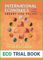 International Economics: Theory and Policy