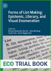 Forms of List-Making: Epistemic, Literary, and Visual Enumeration