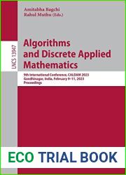 Algorithms and Discrete Applied Mathematics: 9th International Conference, CALDAM 2023, Gandhinagar, India, February 9-11, 2023, Proceedings (Lecture Notes in Computer Science)