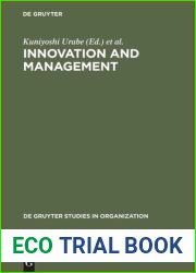 Innovation and Management: International Comparisons