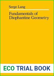 Fundamentals of Diophantine Geometry by S. Lang (1983-08-29)