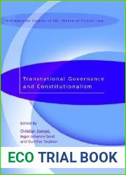 Transnational Governance and Constitutionalism (International Studies in the Theory of Private Law)
