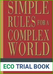 Simple Rules for a Complex World