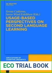 Usage-Based Perspectives on Second Language Learning (Applications of Cognitive Linguistics [Acl])