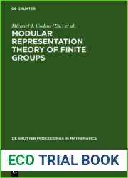 Modular Representation Theory of Finite Groups: Proceedings of a Symposium held at the University of Virginia, Charlottesville, May 8-15, 1998 (De Gruyter Proceedings in Mathematics)