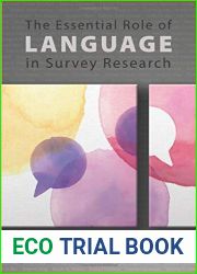The Essential Role of Language in Survey Research (RTI Press Books)