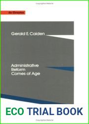 Administrative reform comes of age (De Gruyter studies in organization)