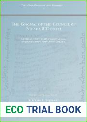 The Gnomai of the Council of Nicaea (CC 0021): Critical Text with Translation, Introduction and Commentary