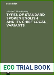 Types of standard spoken English and its chief local variants