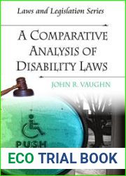 A Comparative Analysis of Disability Laws