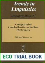 Comparative Chukotko-Kamchatkan Dictionary