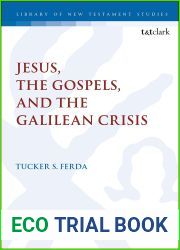 Jesus, the Gospels, and the Galilean Crisis (The Library of New Testament Studies Book 601)