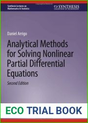 Analytical Methods for Solving Nonlinear Partial Differential Equations (Synthesis Lectures on Mathematics and Statistics)
