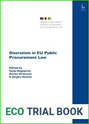 Discretion in EU Public Procurement Law (Studies of the Oxford Institute of European and Comparative Law)