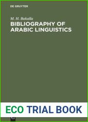 Bibliography of Arabic linguistics