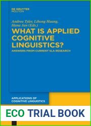 What Is Applied Cognitive Linguistics?: Answers from Current SLA Research