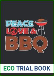 Peace Love and BBQ: Cool Animated Design For all Barbecue Grill Lover Cooker Notebook Composition Book Novelty Gift (6 and quot;x9 and quot;) Dot Grid Notebook to write in