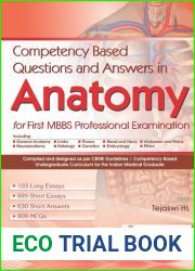 Competency Based Questions And Answers In Anatomy For First Mbbs Professional Examination (Pb 2022)