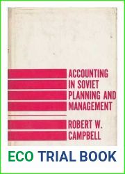 Accounting in Soviet Planning and Management (Russian Research Center Studies)