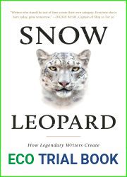 Snow Leopard: How Legendary Writers Create A Category Of One